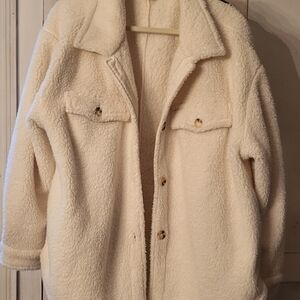 Cozy Cream Sherpa Jacket